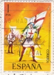Stamps Spain -  Orden de la Santa Hermandad de Castilla 1488-UNIFORMES MILITARES   (S)
