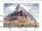 Stamps : Europe : Iceland :  Montañas