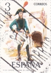 Stamps Spain -  Coronel de Infantería de Línea 1802-UNIFORMES MILITARES   (S)