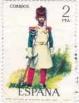 Sellos de Europa - Espa�a -  Gastador de Infantería de Línea 1815-UNIFORMES MILITARES   (S)