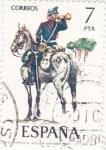 Stamps Spain -  Trompeta de Artillería 1887-UNIFORMES MILITARES   (S)