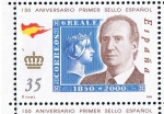 Sellos de Europa - Espa�a -  Edifil  3690  150 aniver. del primer sello español.  