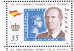 Sellos de Europa - Espaa -  Edifil  3690  150 aniver. del primer sello español.  