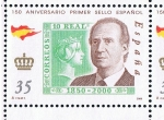 Stamps Spain -  Edifil  3692  150 aniver. del primer sello español.  