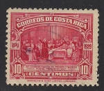Stamps : America : Costa_Rica :  CONMEMORACIÓN DEL PRIMER CONGRESO POSTAL PANAMERICANO.