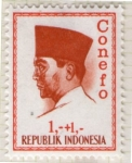 Sellos de Asia - Indonesia -  3 Achmed Sukarno
