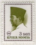 Sellos de Asia - Indonesia -  14 Achmed Sukarno