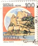 Stamps Italy -  castillo