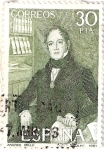 Stamps Spain -  Andres Bello