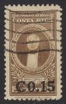 Sellos de America - Costa Rica -  BRAULIO CARRILLO 1835