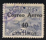 Stamps Costa Rica -  SELLO DE TELEGRAFOS SOBREIMPRESOS.