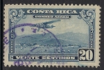 Stamps : America : Costa_Rica :  Avión de correos aterrizando.