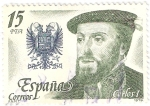 Stamps : Europe : Spain :  carlosI
