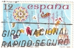 Stamps Spain -  carta mar