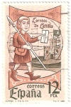 Stamps : Europe : Spain :  Correo a pie