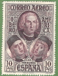 Stamps Spain -  Descubrimiento de América.-Edifil 565