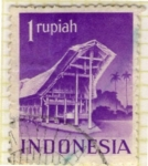 Stamps Indonesia -  43 Arquitectura