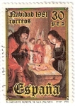 Stamps Spain -  Navidad