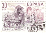 Stamps : Europe : Spain :  Romeria
