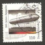 Stamps Germany -  1960 - Centº del primer vuelo del Zeppelin