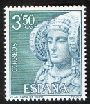 Stamps Spain -  1937- Serie turística. La Dama de Elche. ( Alicante ).