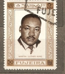 Stamps United Arab Emirates -  MARTIN LUTHER KING