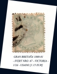 Stamps United Kingdom -  YVERT-67