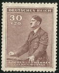 Stamps : Europe : Germany :  GEBURTSTAG HITLERS - D. REICH