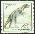 Stamps Hungary -  TARBOSAURUS