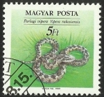 Stamps Hungary -  PARLAGI VIPERA - VIPERA RAKOSIENSIS 