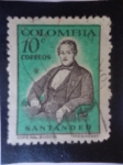 Stamps Colombia -  General Francisco de Paula Santander-El hombre de las Leyes 