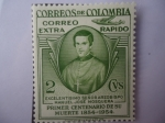 Stamps Colombia -  Excelentísimo Señor Arzobispo Manuel José Mosquera- Primer Centenario de su muerte 1854-1954