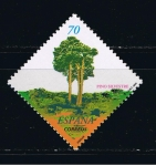 Stamps Spain -  Edifil  3717  Arboles.  