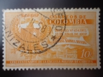 Stamps Colombia -  Cincuentenario  de la Escuela Militar de Cadetes 1907-1957- Decreto Nº434 del 13 de IV/07