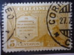 Stamps Colombia -  75 Aniversario de la Sociedad de Agricultores de Colombia 187º1-1946- Dr.Juan de Dios Carrasquilla (
