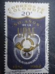 Stamps Colombia -  50 años de la UPAE (1912-1962)-Unión Poatal de las Américas y España