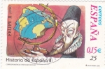 Stamps Spain -  Felipe II- HISTORIA DE ESPAÑA II    (S)