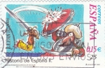 Stamps Spain -  Lepanto -HISTORIA DE ESPAÑA II    (S)