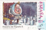 Stamps Spain -  Felipe III- HISTORIA DE ESPAÑA II    (S)