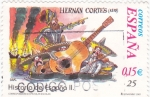 Stamps Spain -  Hernán Cortés-HISTORIA DE ESPAÑA II    (S)
