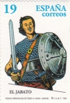 Stamps Spain -  EL JABATO -Personaje de Tebeo  (S)