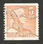 Sellos de Europa - Suecia -  Rey Gustavo V