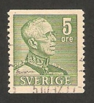 Sellos de Europa - Suecia -  Rey Gustavo V