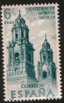 Stamps Spain -  2000- - Fojadores de América. Méjico. Catedral de Morella.