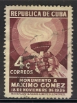 Stamps Cuba -  MONUMENTO A MAXIMO GOMEZ