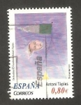 Stamps Spain -  Antoni Tapies, pintor y escultor