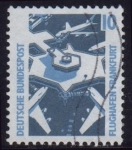 Stamps Germany -  1988 Aeropuerto de Francfort  - Ybert:1179