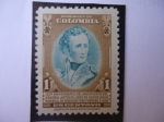 Stamps Colombia -  150º Aniversario del nacimiento del General Antonio José de Sucre(1795-1830) Gran Mariscal de Ayacuc