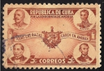 Sellos de America - Cuba -  MACEO, BOLIVAR, JUAREZ Y LINCOLN.