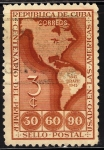 Sellos de America - Cuba -  Primer centenario de los sellos de las Américas, emitida por Brasil en 1843.